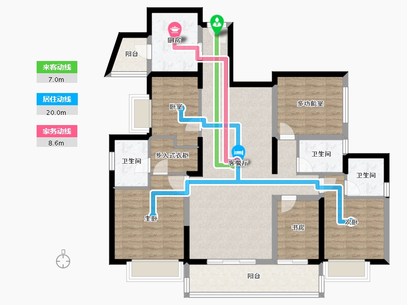 广西壮族自治区-百色市-德能盛世靖城-113.59-户型库-动静线