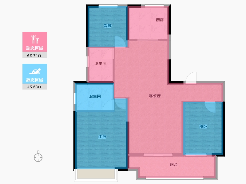 河南省-安阳市-同信景悦-102.40-户型库-动静分区