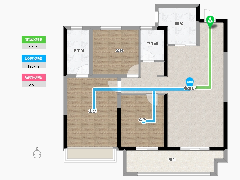 河南省-安阳市-同信景悦-102.40-户型库-动静线