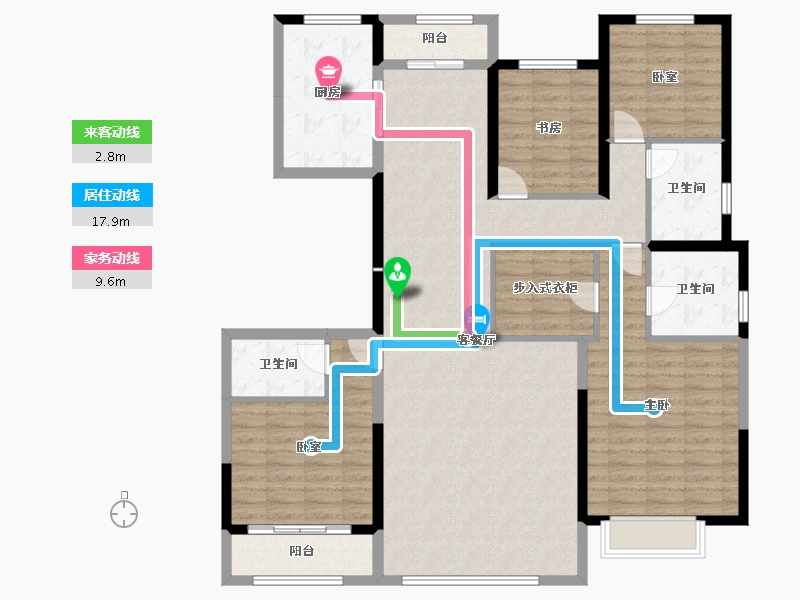 河北省-衡水市-铂悦府-138.00-户型库-动静线