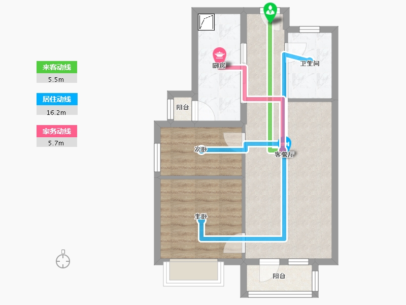 河北省-廊坊市-早安北京-58.23-户型库-动静线