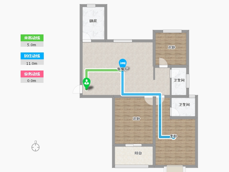 河南省-安阳市-旺龙荣盛华府-100.50-户型库-动静线