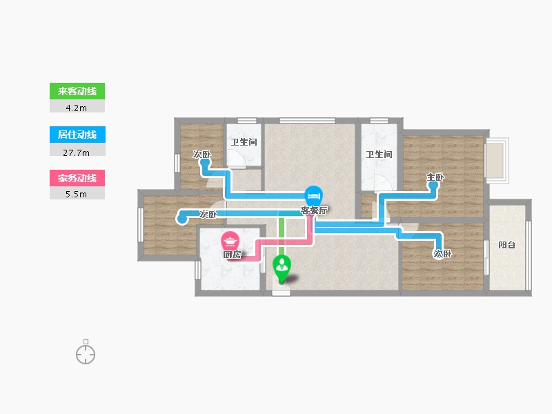 浙江省-宁波市-江望云著-100.00-户型库-动静线