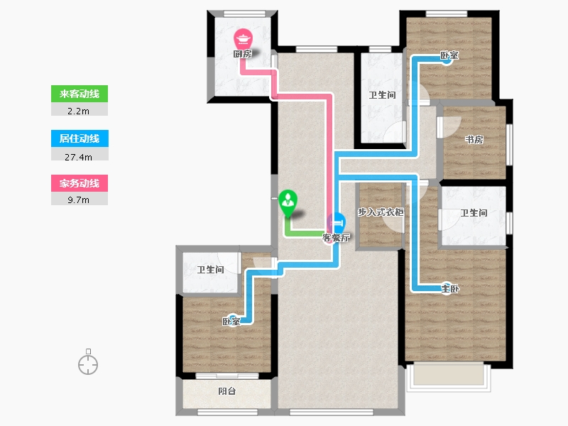 河北省-衡水市-铂悦府-121.69-户型库-动静线