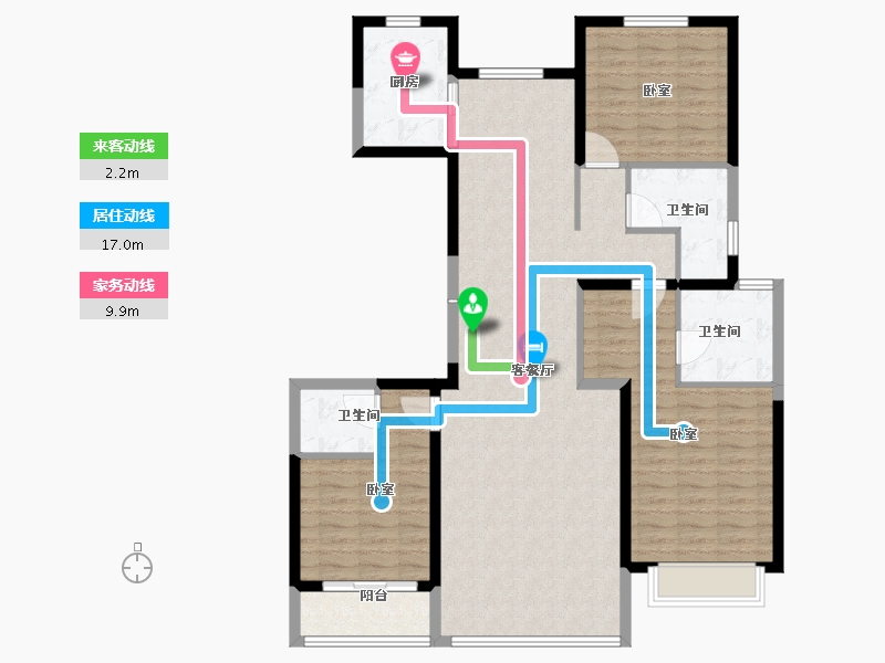 河北省-衡水市-铂悦府-122.00-户型库-动静线