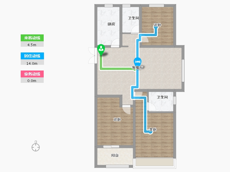 河南省-安阳市-国宾府-103.80-户型库-动静线