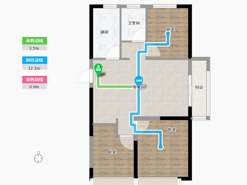 河南省-漯河市-​城投昌建锦绣城-76.80-户型库-动静线