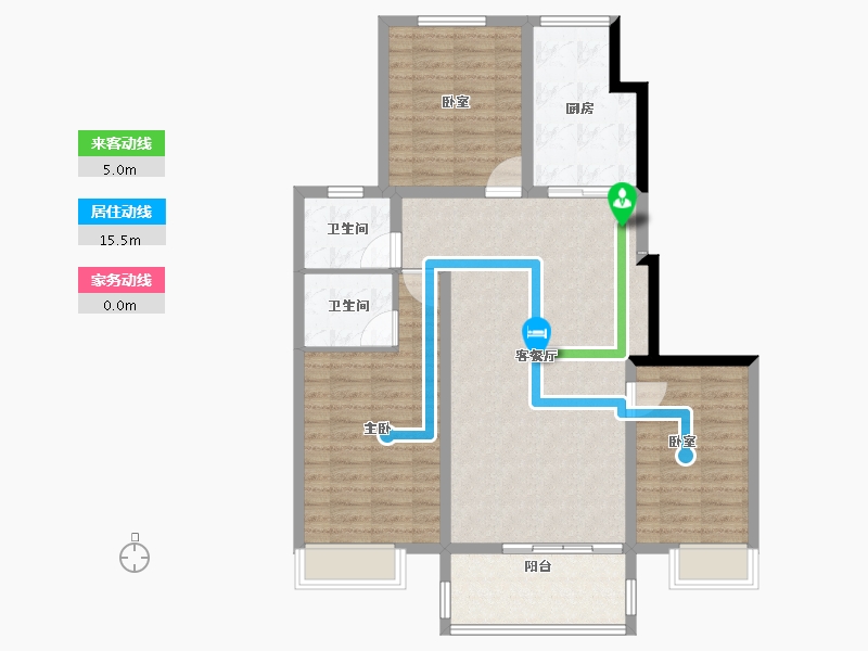 山东省-菏泽市-国璟府-100.00-户型库-动静线