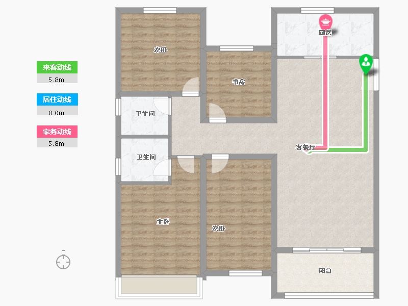 河南省-安阳市-国宾府-120.00-户型库-动静线