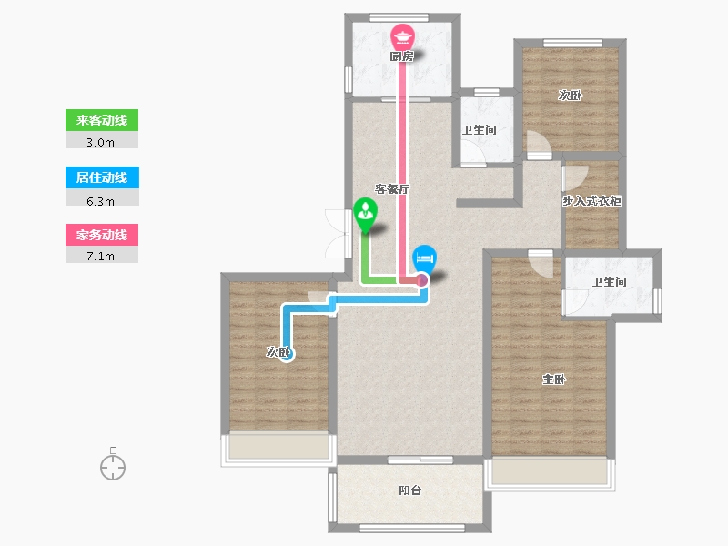 河南省-安阳市-国宾府-117.30-户型库-动静线