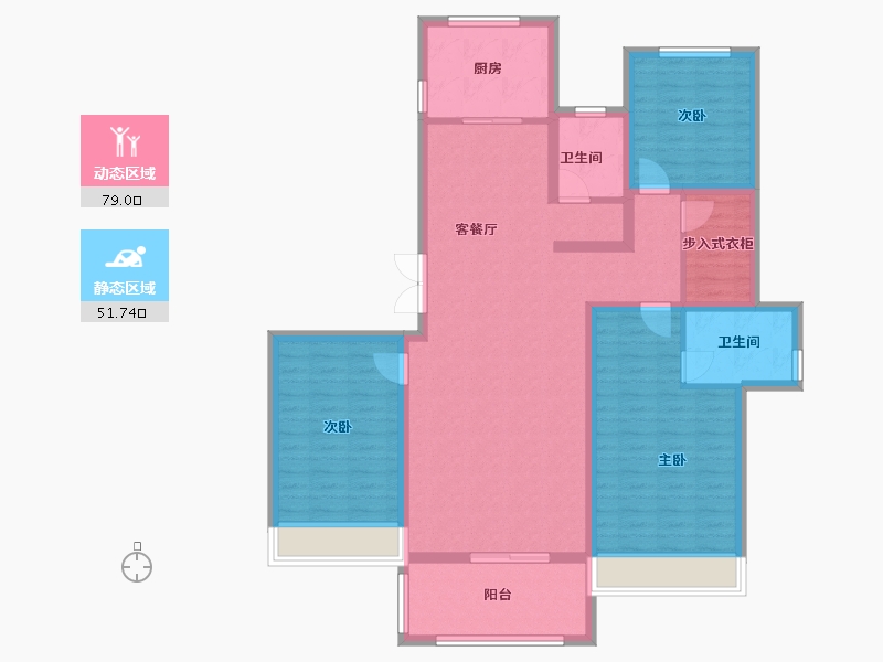 河南省-安阳市-国宾府-117.30-户型库-动静分区