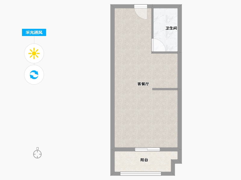 河南省-安阳市-银杏广场-41.70-户型库-采光通风