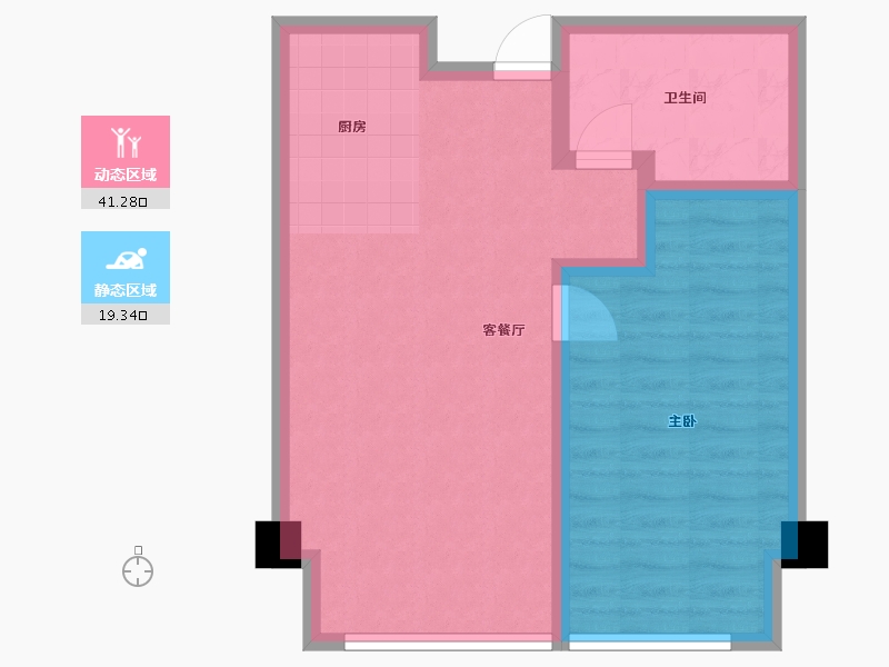 河北省-张家口市-崇礼泊心湾-54.29-户型库-动静分区