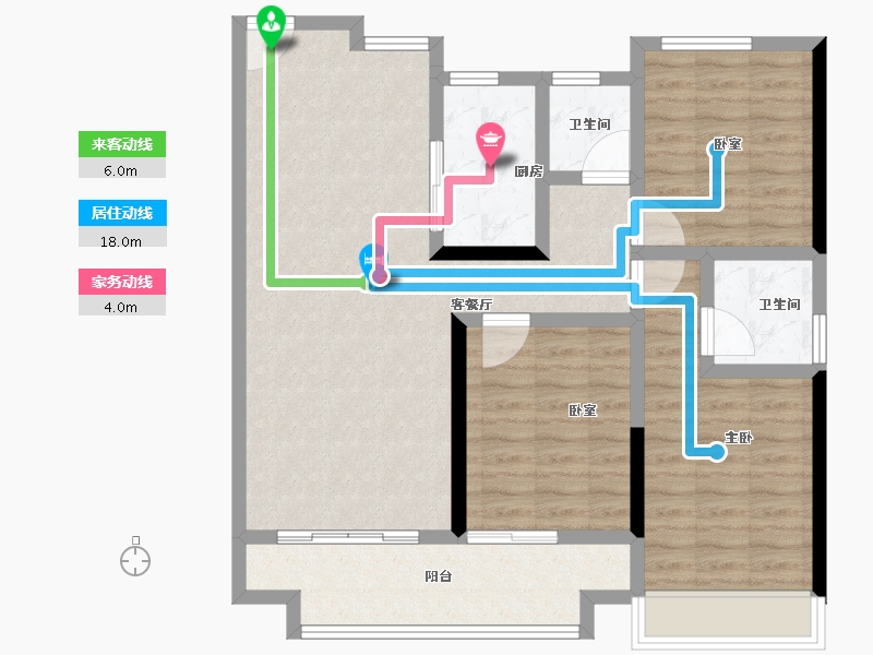 湖北省-黄冈市-孔雀城十里湖光-96.00-户型库-动静线