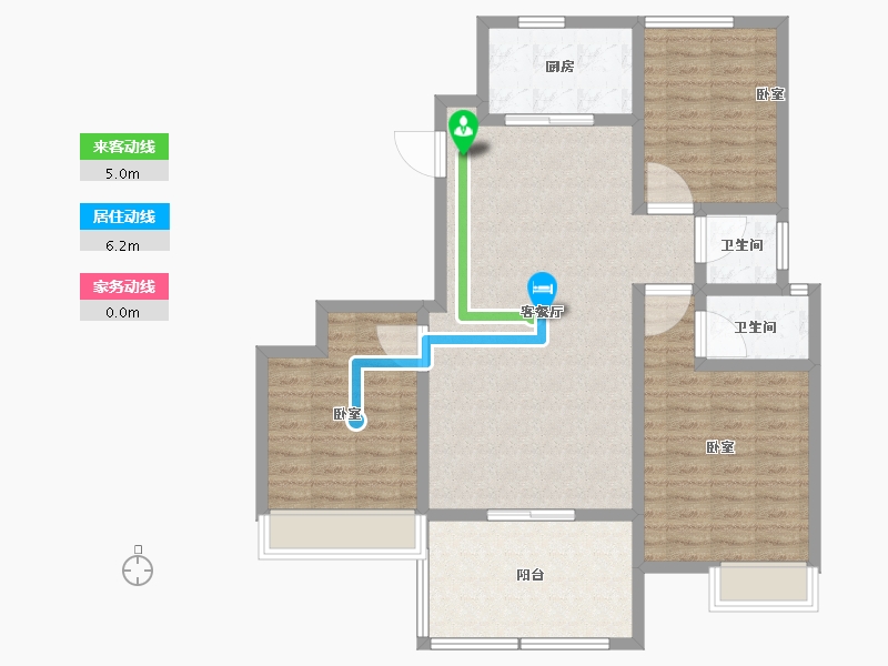 河南省-鹤壁市-龙门云溪学府-102.41-户型库-动静线