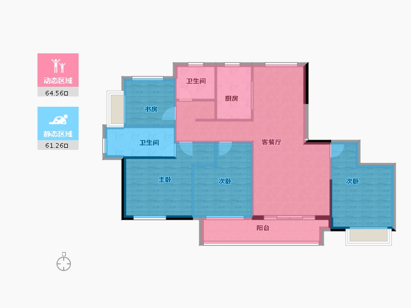 河南省-开封市-开封玉园-114.54-户型库-动静分区