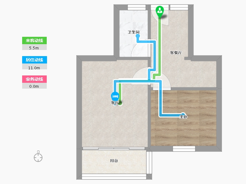 上海-上海市-济阳三村-东区-35.60-户型库-动静线