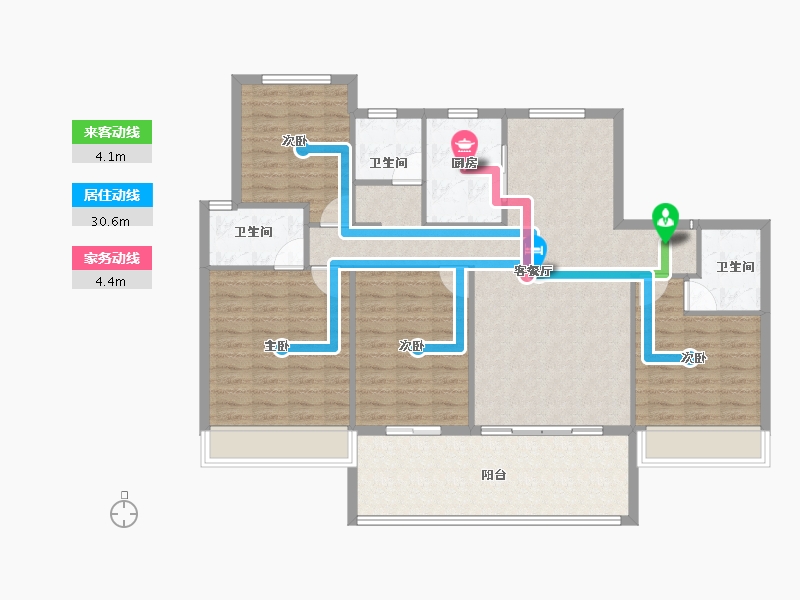 河南省-新乡市-金融街-121.93-户型库-动静线