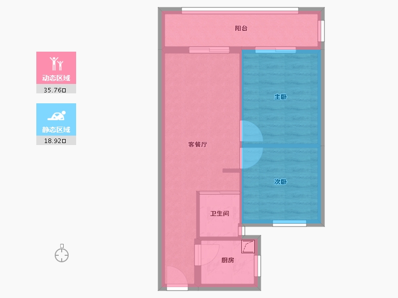 浙江省-嘉兴市-鸿翔宁郭府-48.00-户型库-动静分区