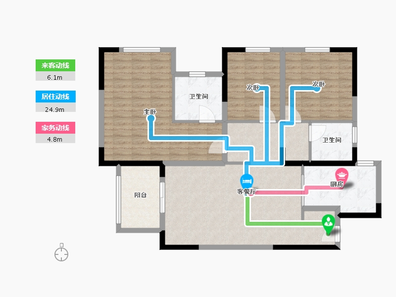 河南省-洛阳市-洛阳府-109.00-户型库-动静线