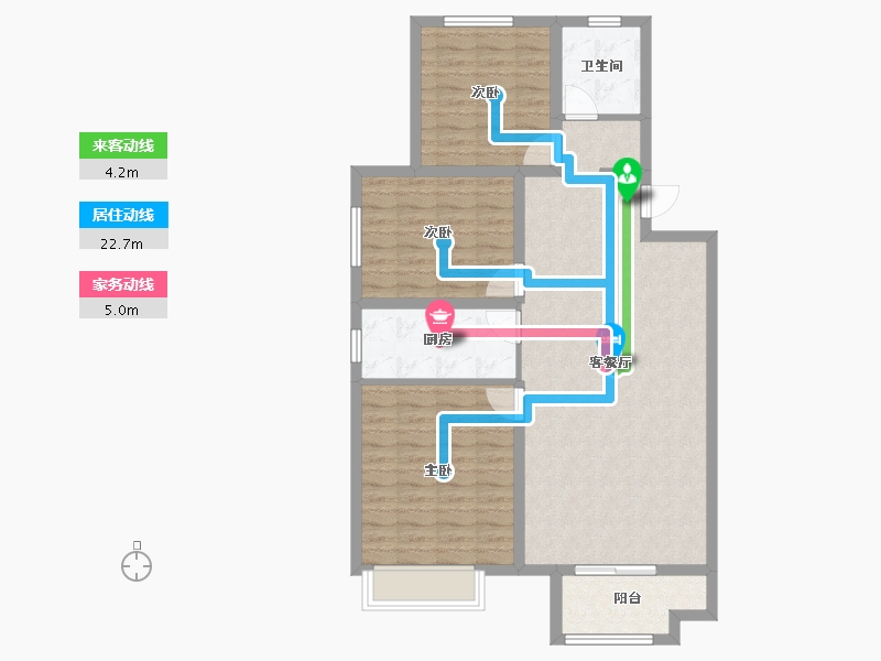 河北省-衡水市-泰达铂瑞府-94.40-户型库-动静线