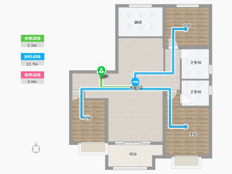 河北省-衡水市-泰达铂瑞府-112.80-户型库-动静线