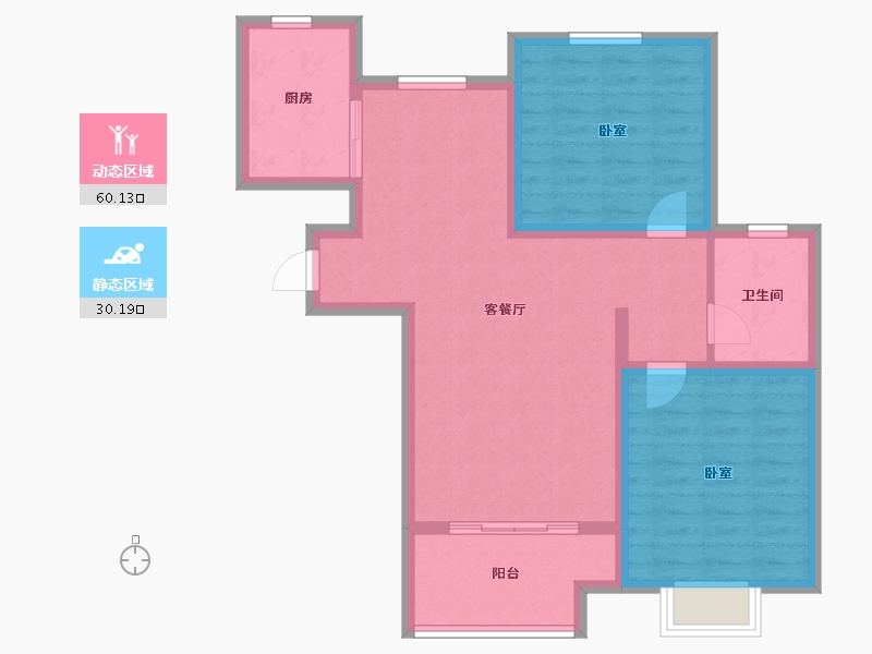 河南省-开封市-兰考仟禧华府-80.80-户型库-动静分区