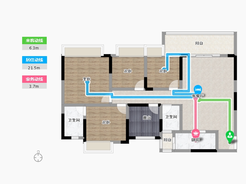 广西壮族自治区-百色市-德能盛世靖城-112.00-户型库-动静线