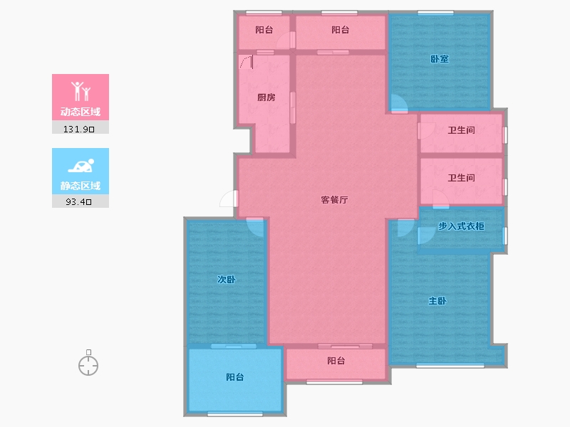 山东省-潍坊市-凤栖台-204.53-户型库-动静分区