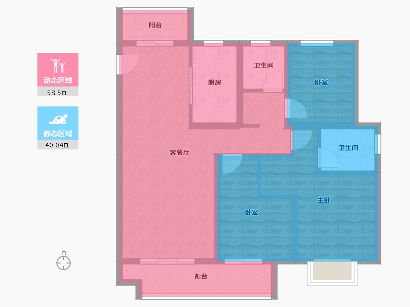 四川省-巴中市-明发文旅城-87.39-户型库-动静分区