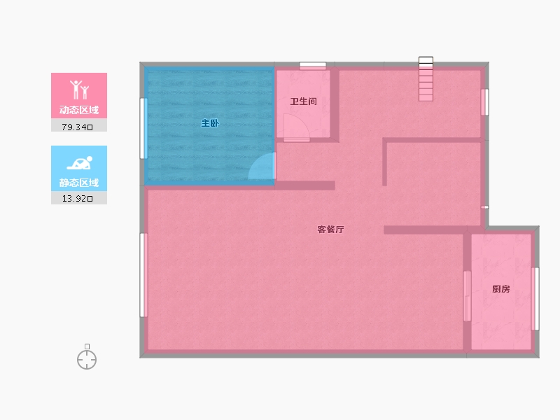 广西壮族自治区-百色市-古城欣院-58.00-户型库-动静分区