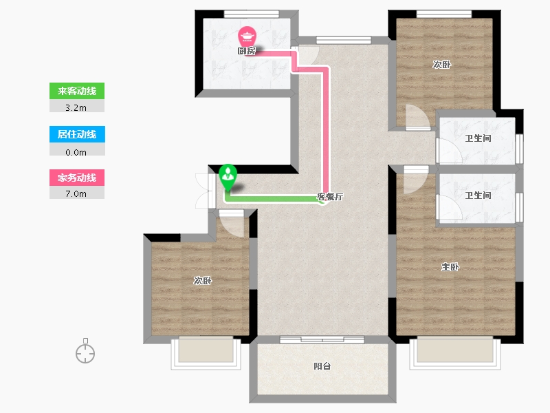 安徽省-安庆市-颐高·智慧城-92.87-户型库-动静线