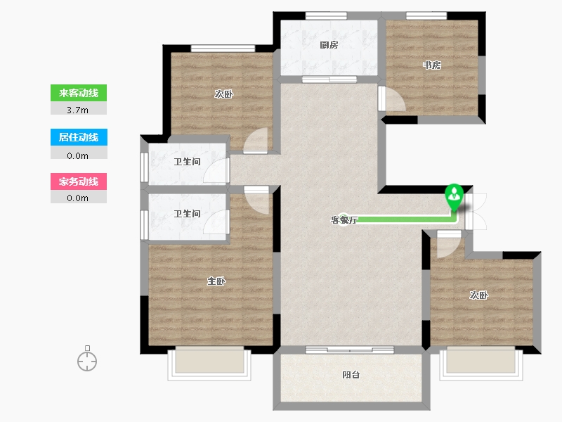 安徽省-安庆市-颐高·智慧城-101.03-户型库-动静线