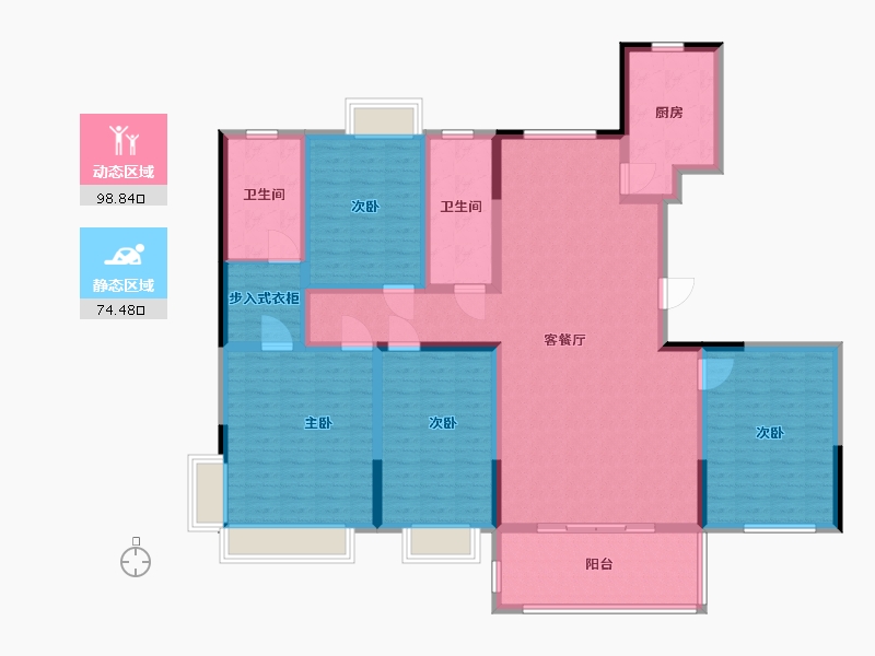 安徽省-马鞍山市-国宾府-156.00-户型库-动静分区