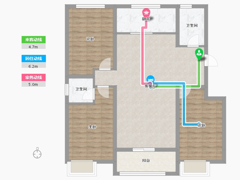 河南省-安阳市-永硕文博苑-94.11-户型库-动静线