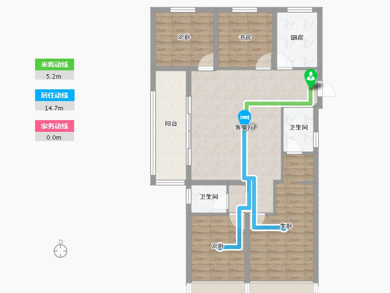 河南省-安阳市-永硕文博苑-96.23-户型库-动静线