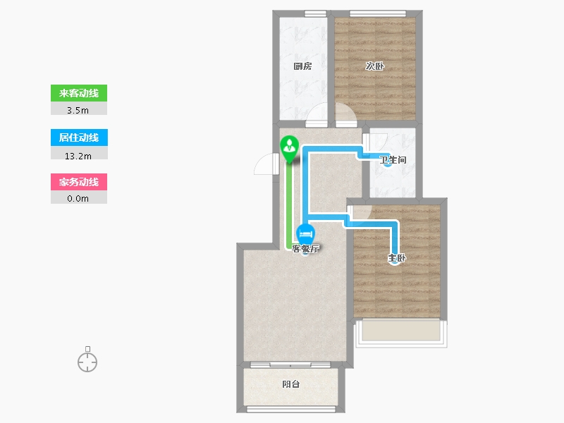 河北省-石家庄市-水韵华庭-69.09-户型库-动静线