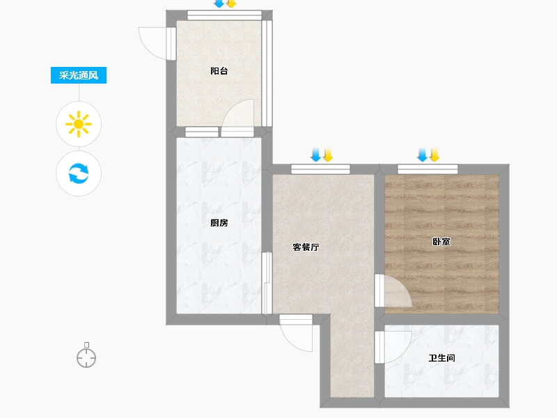 山西省-大同市-伯益公园府-39.89-户型库-采光通风