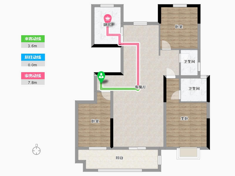 河南省-信阳市-状元公馆-112.00-户型库-动静线