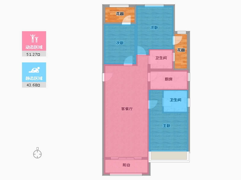 河北省-廊坊市-早安北京-92.60-户型库-动静分区