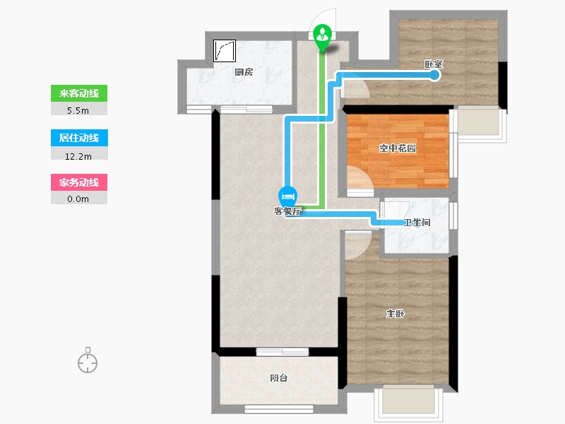 广东省-江门市-印象海伦湾-67.97-户型库-动静线