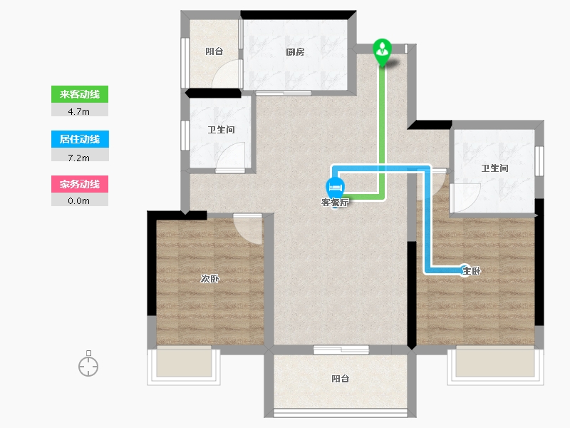 广西壮族自治区-桂林市-宏—珊瑚海-75.29-户型库-动静线