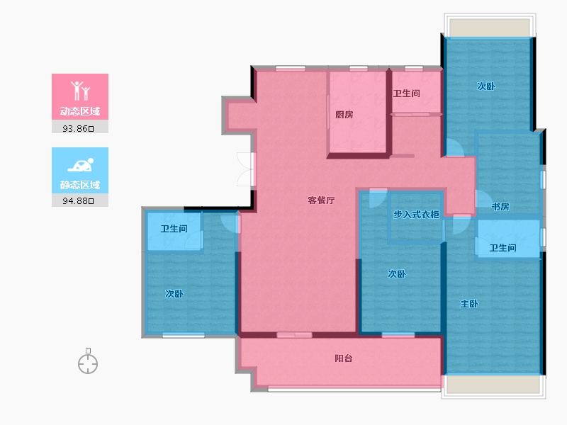 河南省-安阳市-内黄万洋品尊国际-169.60-户型库-动静分区