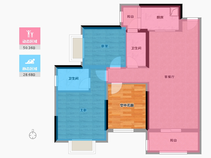 广东省-江门市-明泰城-78.71-户型库-动静分区