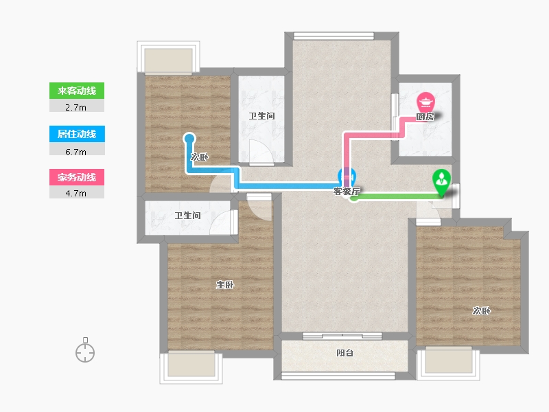 江西省-鹰潭市-星海湾-95.00-户型库-动静线