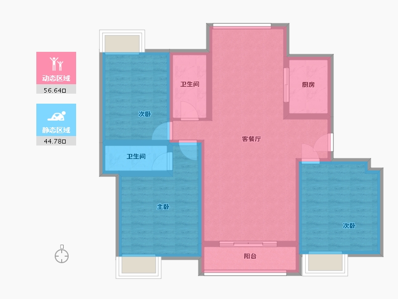 江西省-鹰潭市-星海湾-95.00-户型库-动静分区