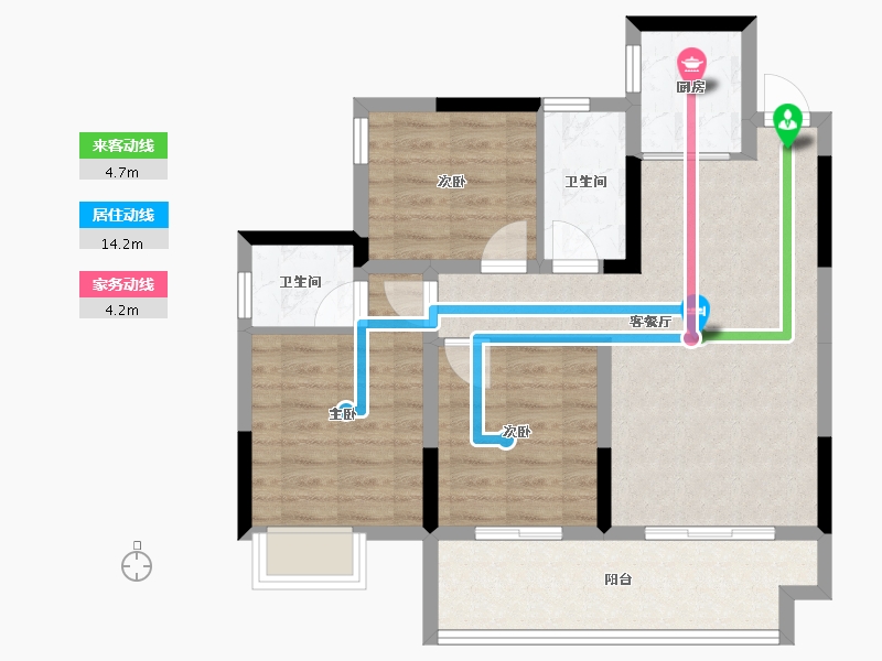 广西壮族自治区-桂林市-顺祥府-74.13-户型库-动静线