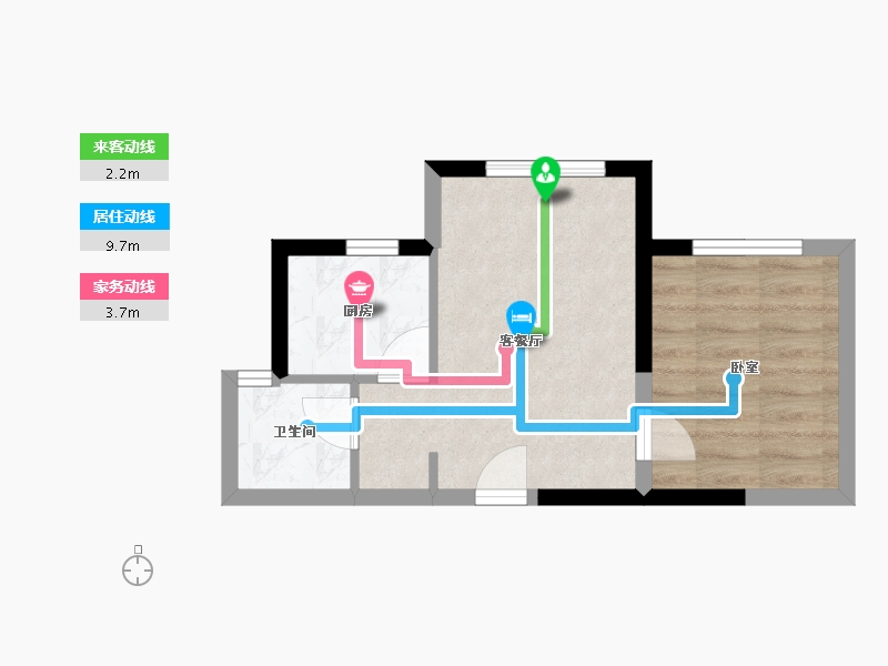 四川省-攀枝花市-普达阳光国际康养度假区-34.07-户型库-动静线