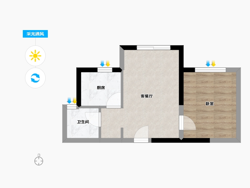 四川省-攀枝花市-普达阳光国际康养度假区-34.07-户型库-采光通风