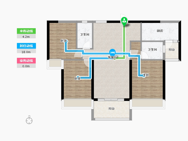 广东省-韶关市-乐昌碧桂园-92.72-户型库-动静线